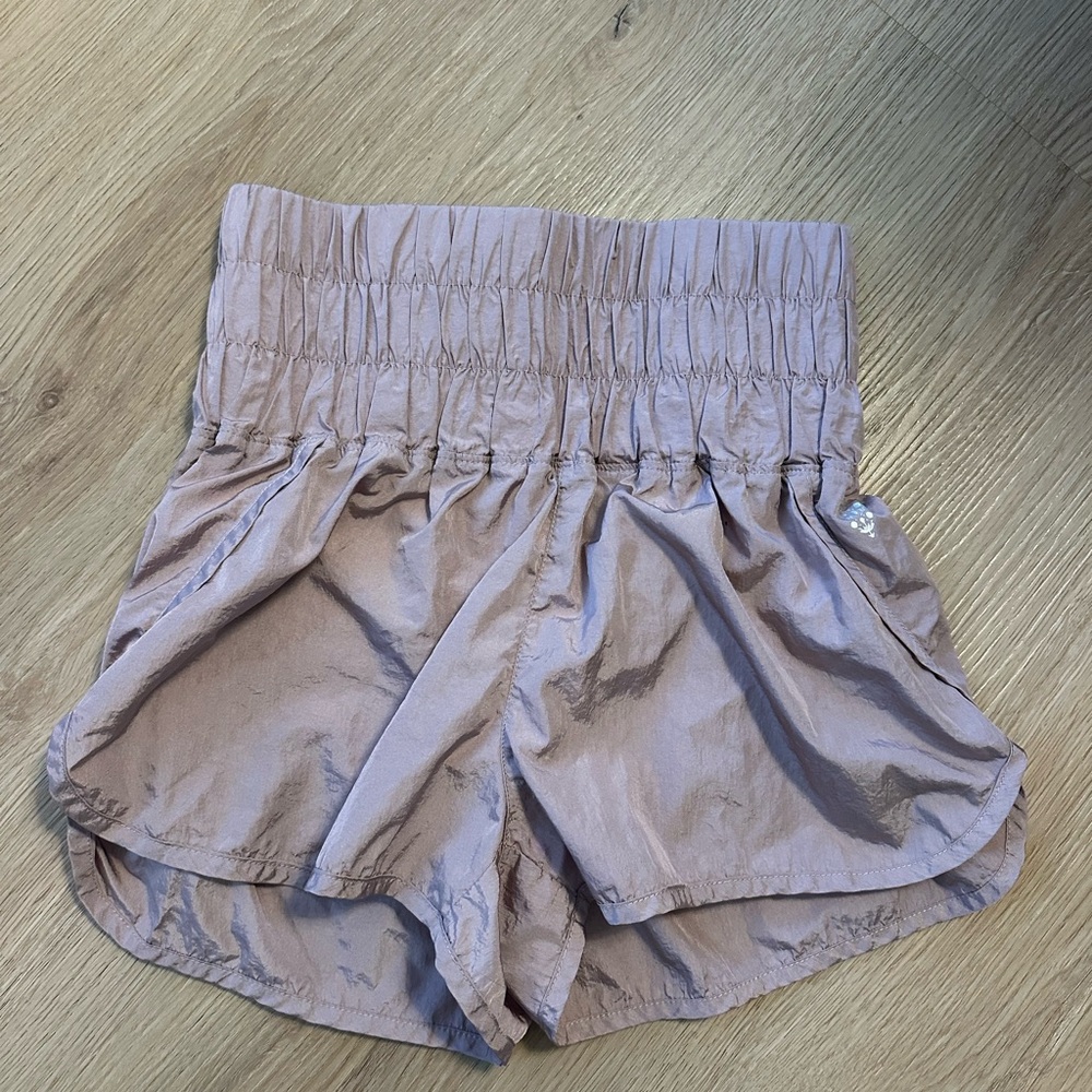 Women's High-Waisted Purple Shorts